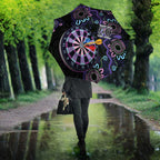 First Nations Darts NAIDOC 2026 Umbrella Aboriginal Dot Art Dartboard Purple