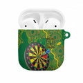 First Nations Darts NAIDOC 2026 AirPods Case Aboriginal Dot Art Dartboard Green