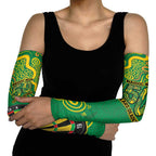 First Nations Darts NAIDOC 2026 Arm Sleeves Aboriginal Dot Art Dartboard Green