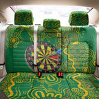 First Nations Darts NAIDOC 2026 Back Car Seat Cover Aboriginal Dot Art Dartboard Green