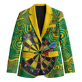 First Nations Darts NAIDOC 2026 Blazer Aboriginal Dot Art Dartboard Green