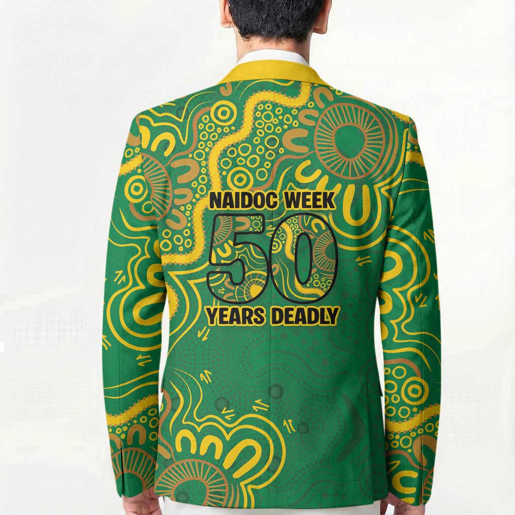 First Nations Darts NAIDOC 2026 Blazer Aboriginal Dot Art Dartboard Green