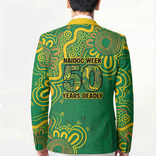 First Nations Darts NAIDOC 2026 Blazer Aboriginal Dot Art Dartboard Green