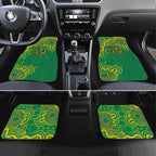First Nations Darts NAIDOC 2026 Car Mats Aboriginal Dot Art Dartboard Green