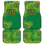 First Nations Darts NAIDOC 2026 Car Mats Aboriginal Dot Art Dartboard Green
