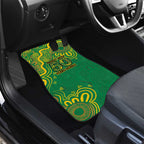First Nations Darts NAIDOC 2026 Car Mats Aboriginal Dot Art Dartboard Green