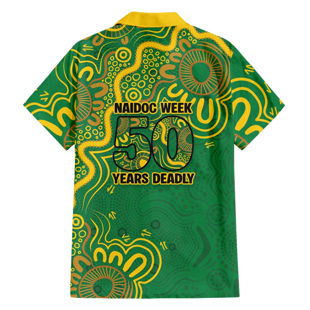 First Nations Darts NAIDOC 2026 Family Matching Puletasi and Hawaiian Shirt Aboriginal Dot Art Dartboard Green