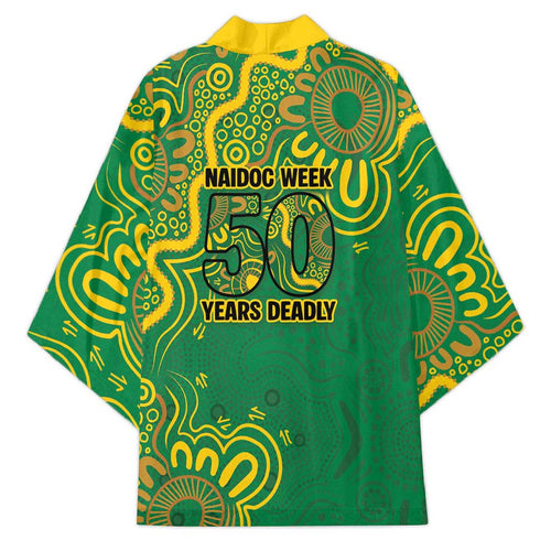 First Nations Darts NAIDOC 2026 Kimono Aboriginal Dot Art Dartboard Green