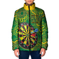 First Nations Darts NAIDOC 2026 Padded Jacket Aboriginal Dot Art Dartboard Green