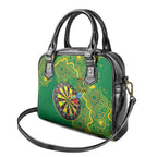 First Nations Darts NAIDOC 2026 Shoulder Handbag Aboriginal Dot Art Dartboard Green