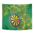 First Nations Darts NAIDOC 2026 Tapestry Aboriginal Dot Art Dartboard Green