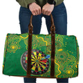 First Nations Darts NAIDOC 2026 Travel Bag Aboriginal Dot Art Dartboard Green