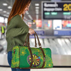 First Nations Darts NAIDOC 2026 Travel Bag Aboriginal Dot Art Dartboard Green
