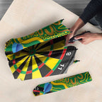 First Nations Darts NAIDOC 2026 Umbrella Aboriginal Dot Art Dartboard Green