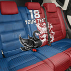Custom British Lions Western Force Back Car Seat Cover Unique Style - Aussie Hoodie
