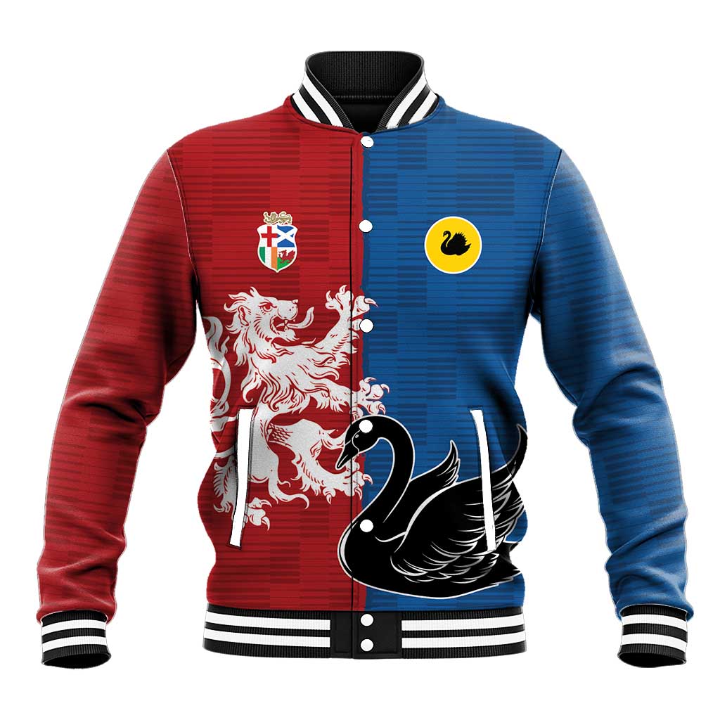 Custom British Lions Western Force Baseball Jacket Unique Style - Aussie Hoodie