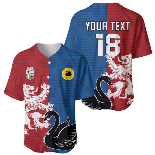 Custom British Lions Western Force Baseball Jersey Unique Style - Aussie Hoodie