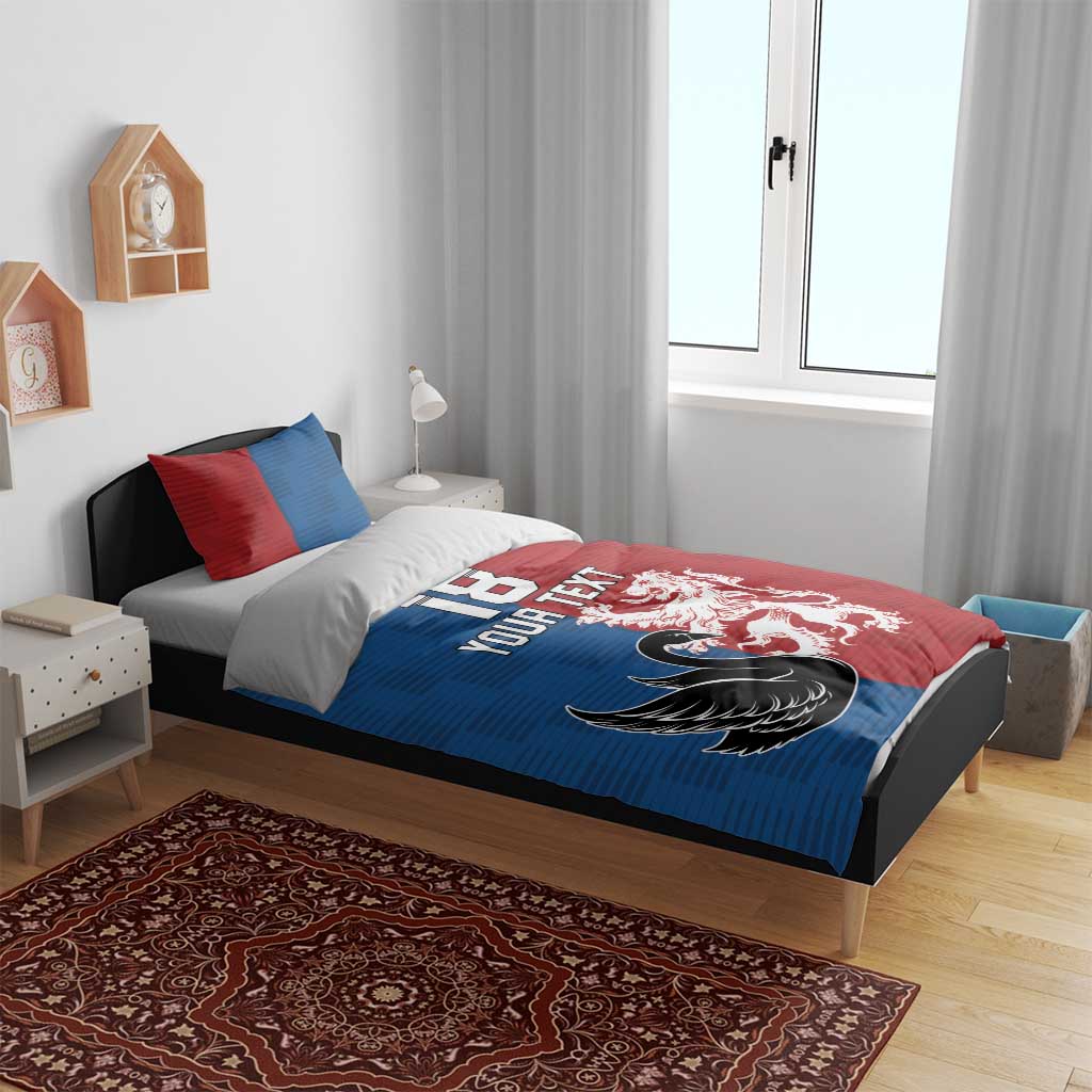 Custom British Lions Western Force Bedding Set Unique Style - Aussie Hoodie