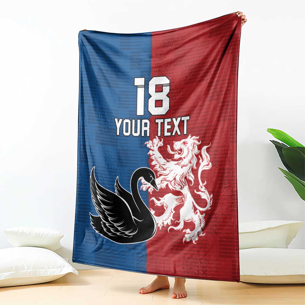 Custom British Lions Western Force Blanket Unique Style - Aussie Hoodie