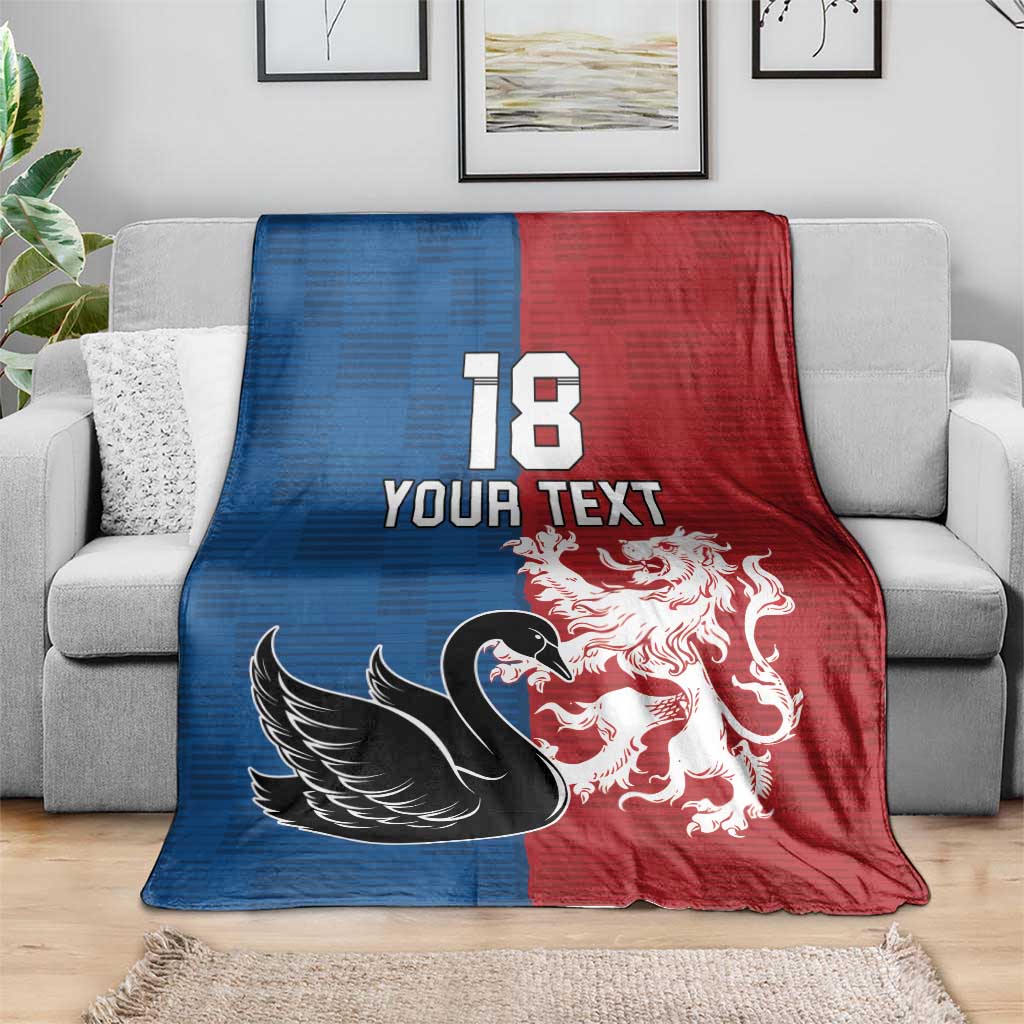 Custom British Lions Western Force Blanket Unique Style - Aussie Hoodie