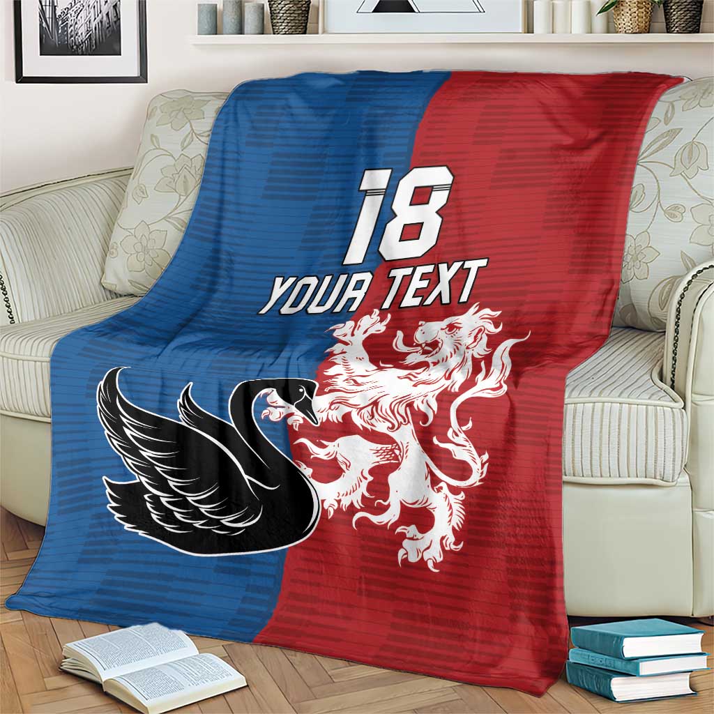 Custom British Lions Western Force Blanket Unique Style - Aussie Hoodie