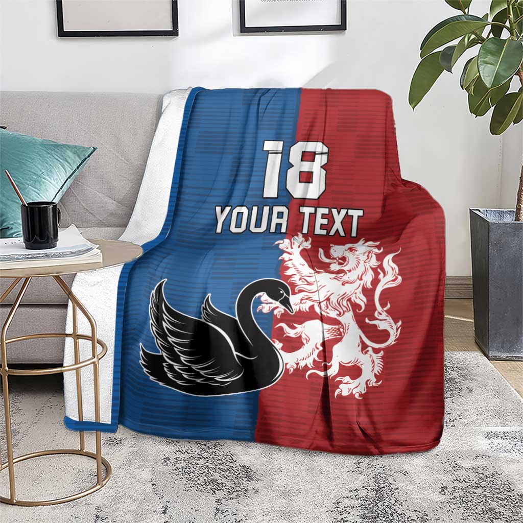 Custom British Lions Western Force Blanket Unique Style - Aussie Hoodie