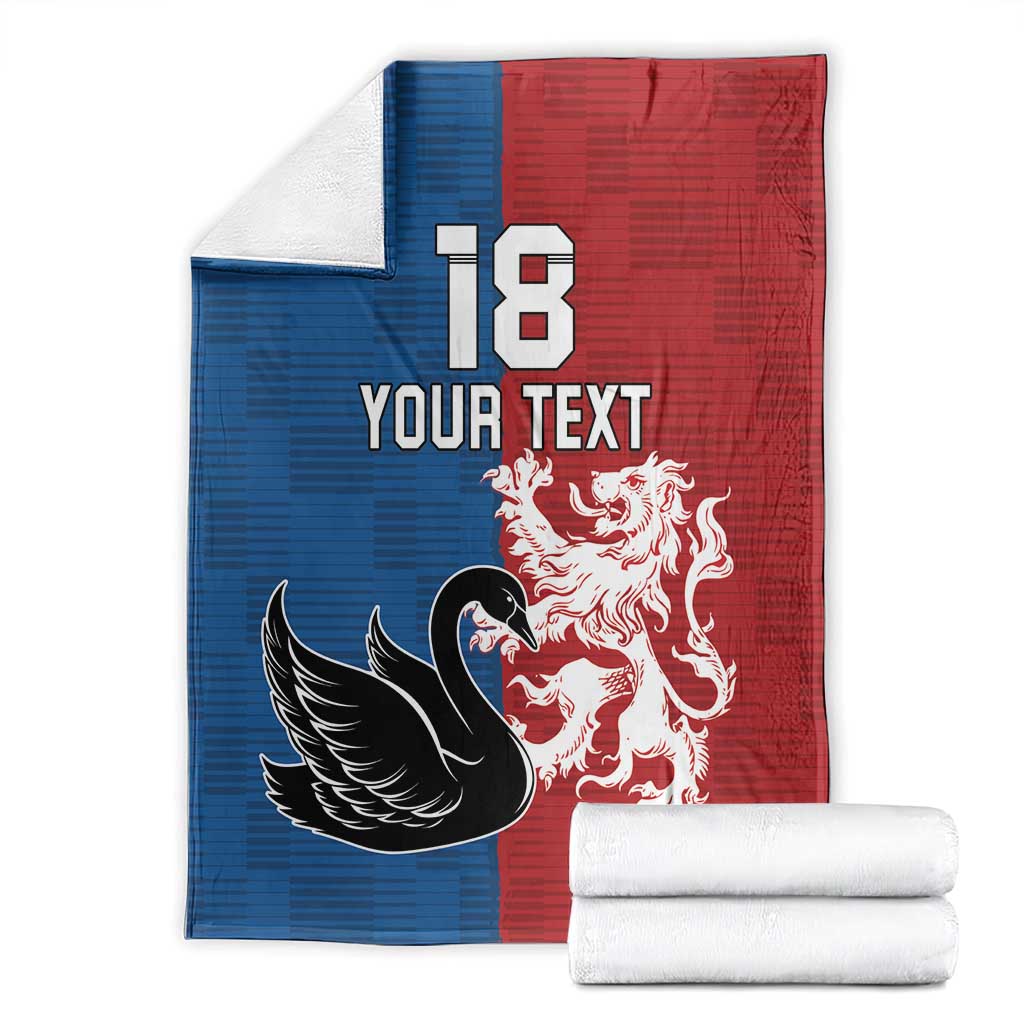 Custom British Lions Western Force Blanket Unique Style - Aussie Hoodie