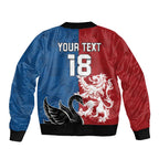 Custom British Lions Western Force Bomber Jacket Unique Style - Aussie Hoodie