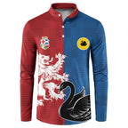 Custom British Lions Western Force Button Sweatshirt Unique Style - Aussie Hoodie