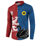 Custom British Lions Western Force Button Sweatshirt Unique Style - Aussie Hoodie