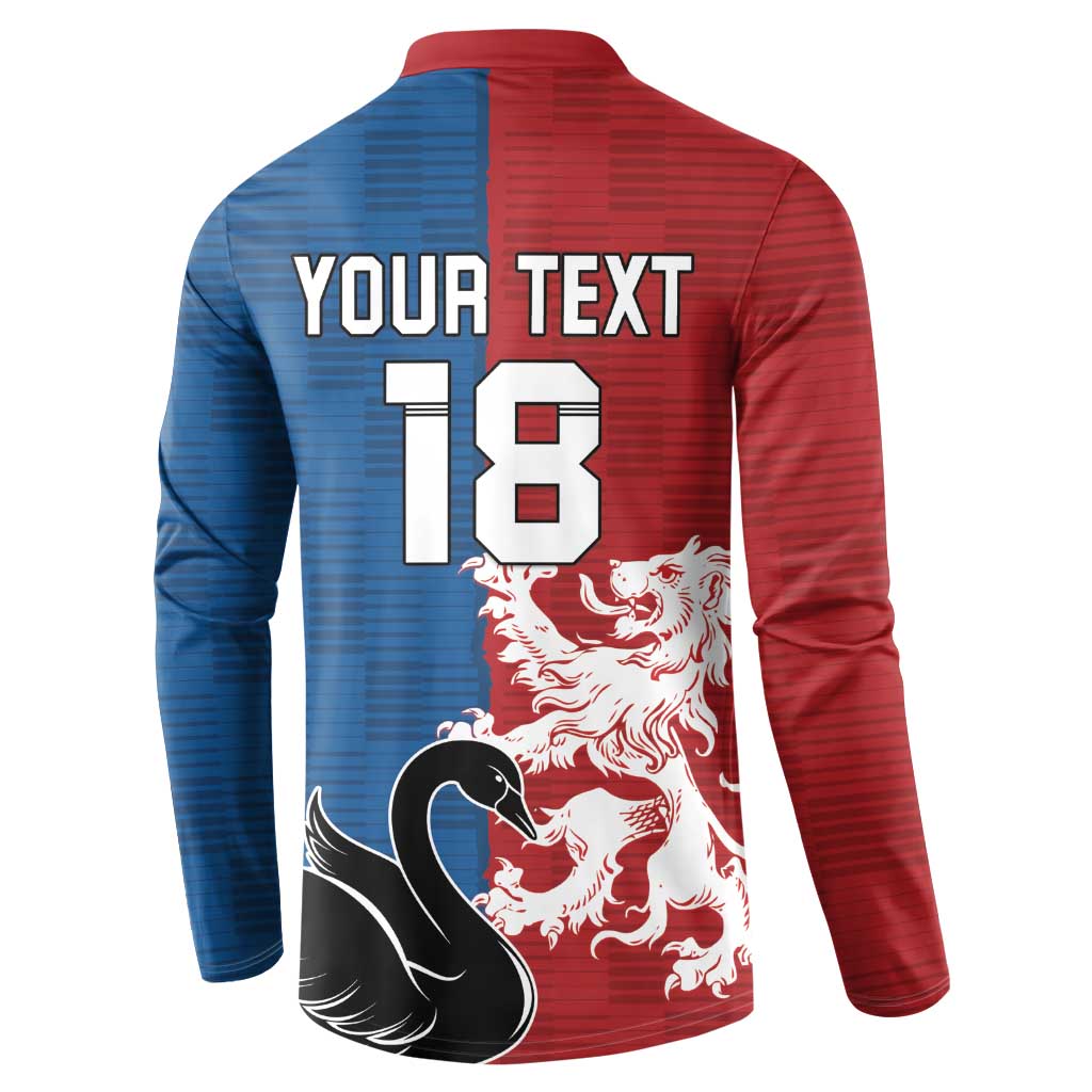 Custom British Lions Western Force Button Sweatshirt Unique Style - Aussie Hoodie