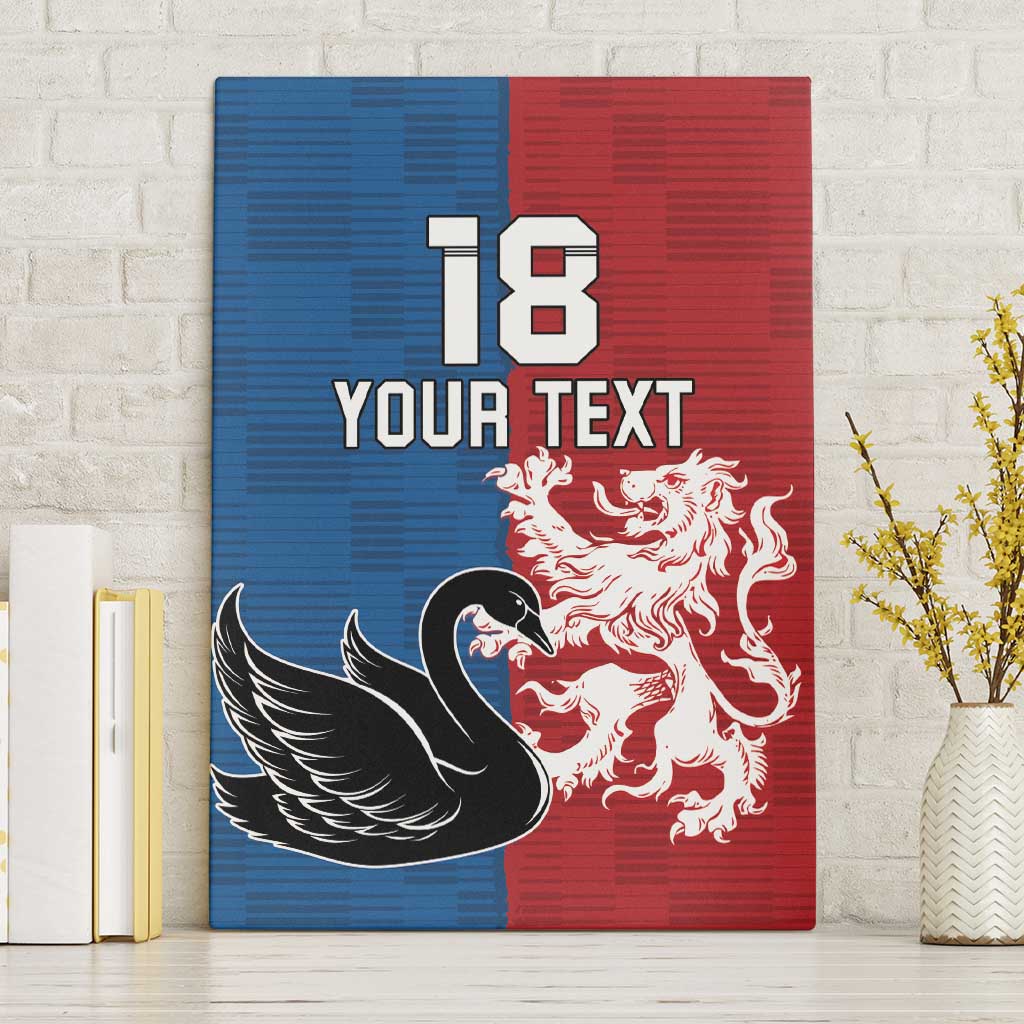 Custom British Lions Western Force Canvas Wall Art Unique Style - Aussie Hoodie