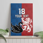 Custom British Lions Western Force Canvas Wall Art Unique Style - Aussie Hoodie