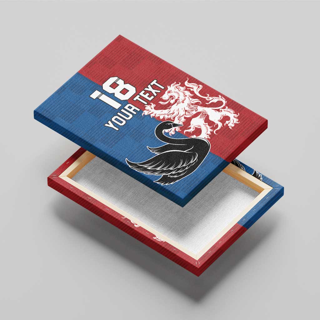 Custom British Lions Western Force Canvas Wall Art Unique Style - Aussie Hoodie