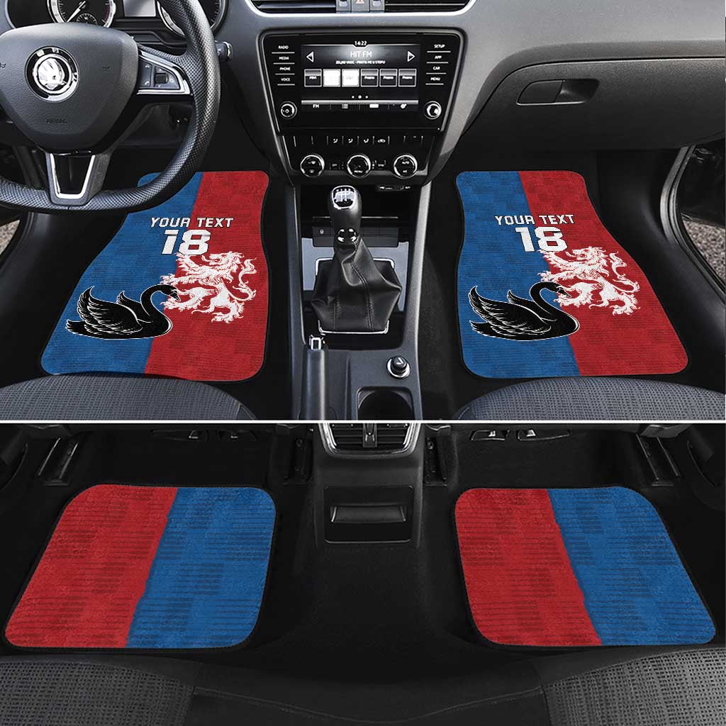 Custom British Lions Western Force Car Mats Unique Style - Aussie Hoodie