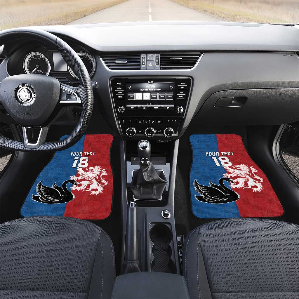 Custom British Lions Western Force Car Mats Unique Style - Aussie Hoodie