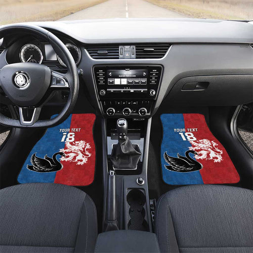 Custom British Lions Western Force Car Mats Unique Style - Aussie Hoodie