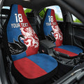Custom British Lions Western Force Car Seat Cover Unique Style - Aussie Hoodie