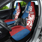 Custom British Lions Western Force Car Seat Cover Unique Style - Aussie Hoodie