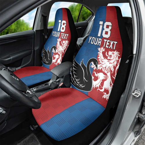 Custom British Lions Western Force Car Seat Cover Unique Style - Aussie Hoodie