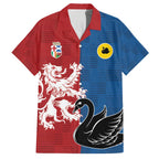 Custom British Lions Western Force Family Matching Long Sleeve Bodycon Dress and Hawaiian Shirt Unique Style - Aussie Hoodie