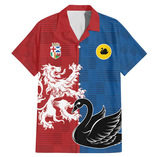 Custom British Lions Western Force Family Matching Mermaid Dress and Hawaiian Shirt Unique Style - Aussie Hoodie