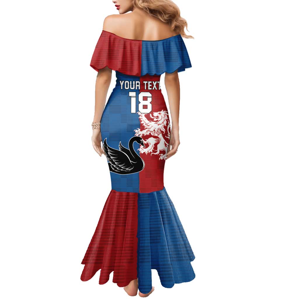 Custom British Lions Western Force Family Matching Mermaid Dress and Hawaiian Shirt Unique Style - Aussie Hoodie
