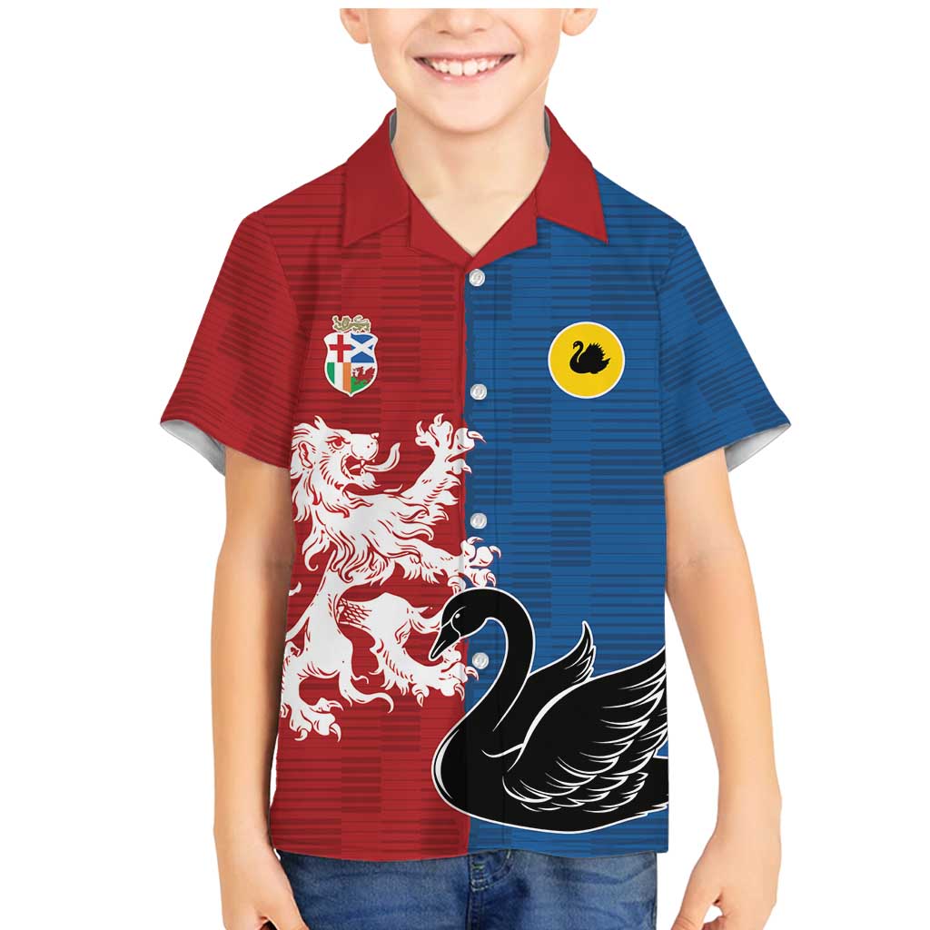 Custom British Lions Western Force Family Matching Mermaid Dress and Hawaiian Shirt Unique Style - Aussie Hoodie