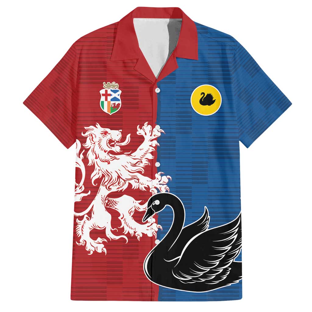 Custom British Lions Western Force Family Matching Off Shoulder Maxi Dress and Hawaiian Shirt Unique Style - Aussie Hoodie