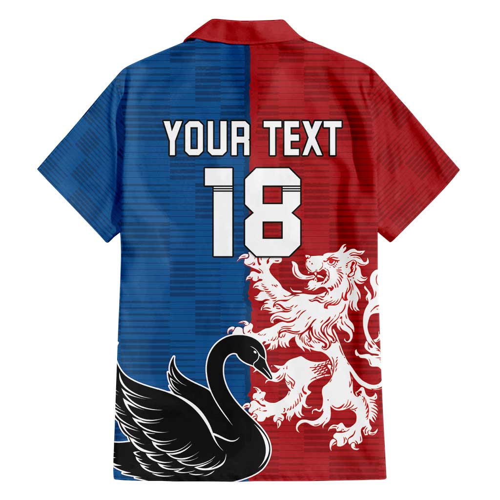 Custom British Lions Western Force Family Matching Off Shoulder Short Dress and Hawaiian Shirt Unique Style - Aussie Hoodie