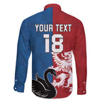 Custom British Lions Western Force Family Matching Puletasi and Hawaiian Shirt Unique Style - Aussie Hoodie