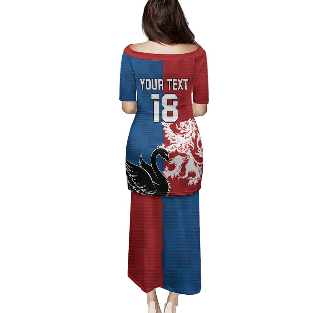 Custom British Lions Western Force Family Matching Puletasi and Hawaiian Shirt Unique Style - Aussie Hoodie