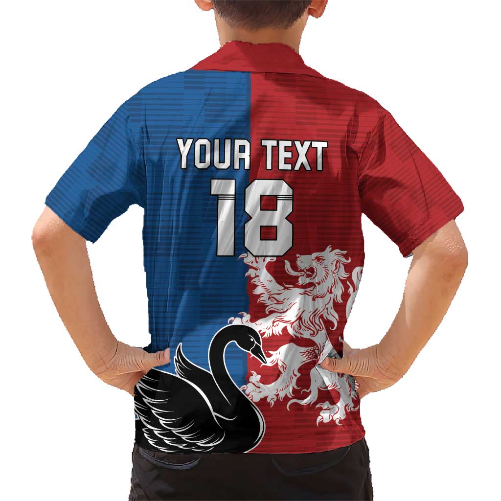 Custom British Lions Western Force Family Matching Short Sleeve Bodycon Dress and Hawaiian Shirt Unique Style - Aussie Hoodie