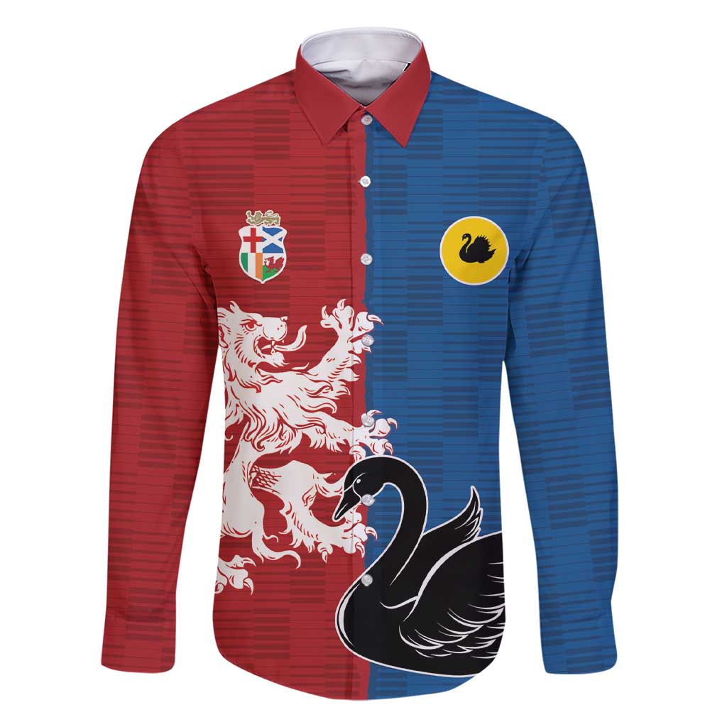 Custom British Lions Western Force Family Matching Short Sleeve Bodycon Dress and Hawaiian Shirt Unique Style - Aussie Hoodie